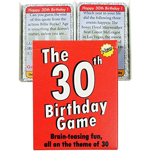 30th Birthday Game - English Adult