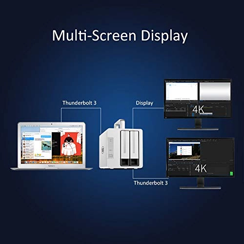 TD2 Thunderbolt 3 Plus - SATA 6.0 Gb/s, Thunderbolt 3 2-bay