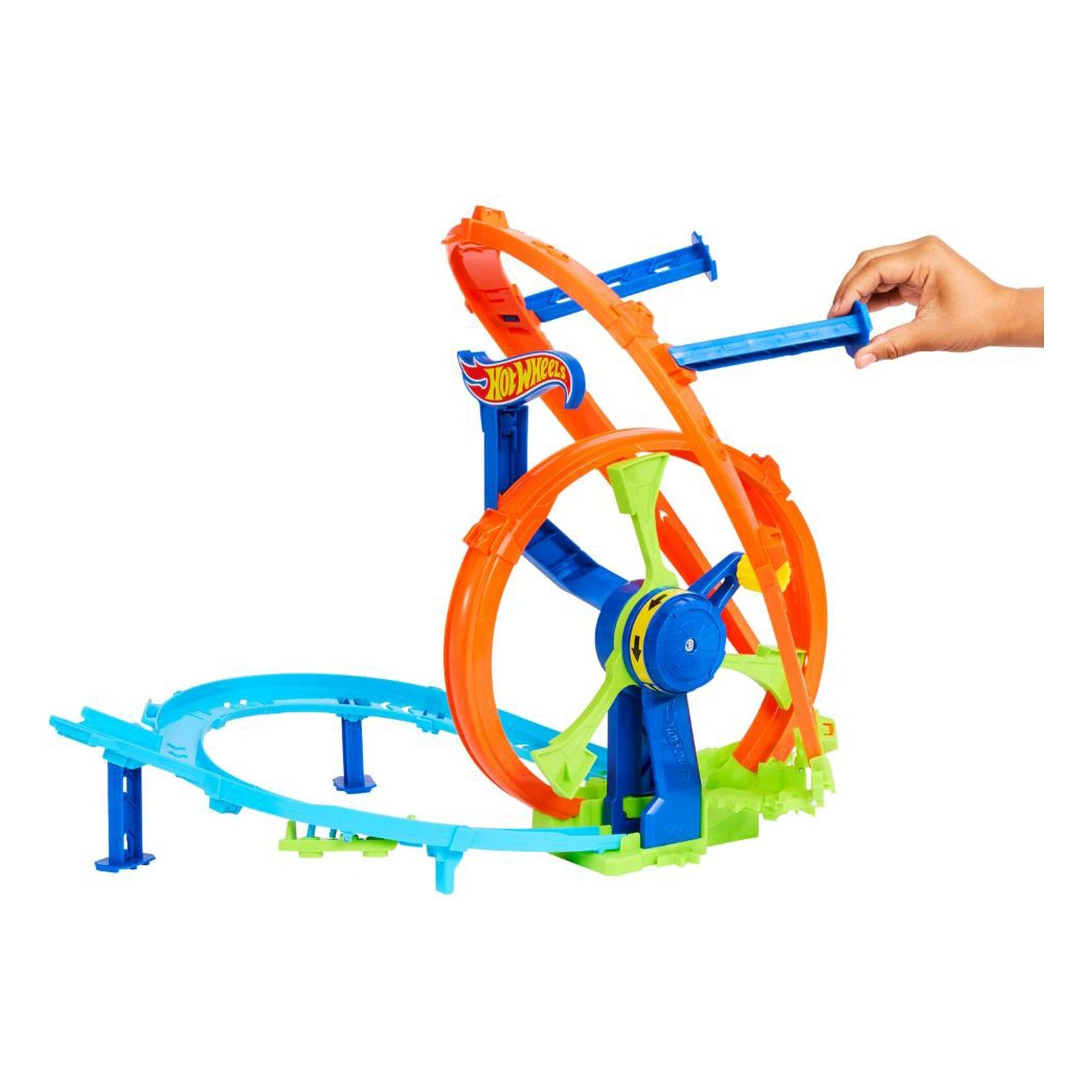 Stunt Tracks Mid-Air Crash Playset - 1:64