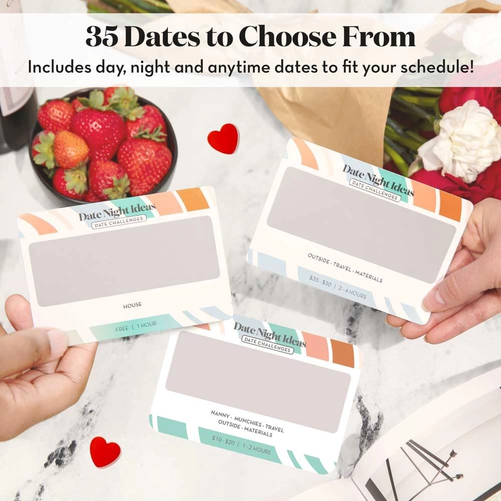 Scratch Off Date Night Ideas Card Game