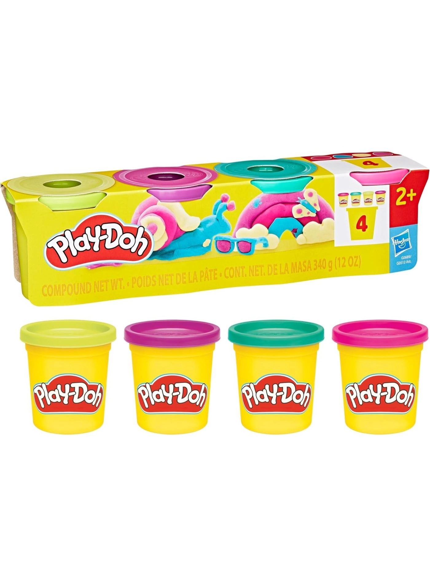 Play-Doh Modeling Compound - flour, salt, and water 85g 4pcs.