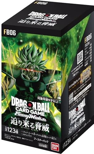 Dragon Ball Super Card Game Fusion World Booster Box - Looming Threat - 6 cards