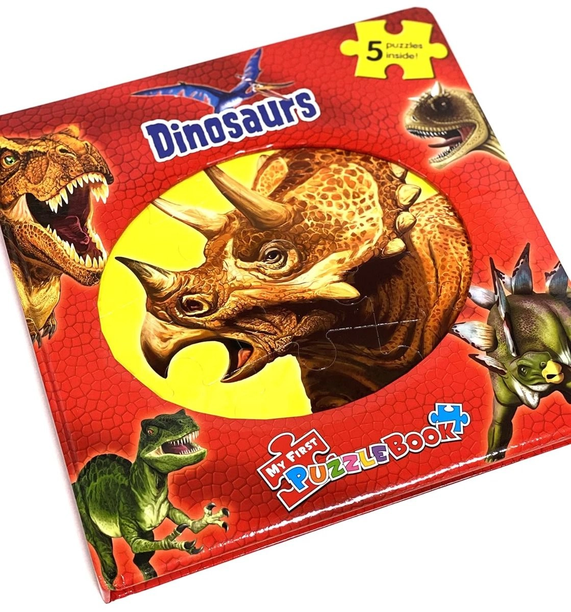 Phidal Dinosaurs My First Puzzle Book - 3 + 9 pieces