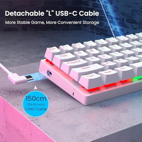 60% Mechanical Gaming Keyboard - Wired