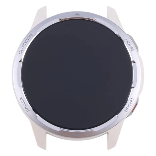 LCD Screen and Digitizer Full Assembly for Xiaomi Watch Color 2 - With Frame Silver