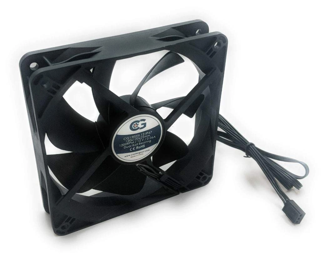 Coolerguys Quiet Waterproof Fan - 120mm