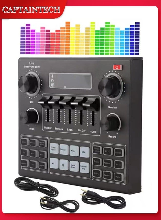 Captaintech V9 - External Stereo Audio Mixer 16 Effects