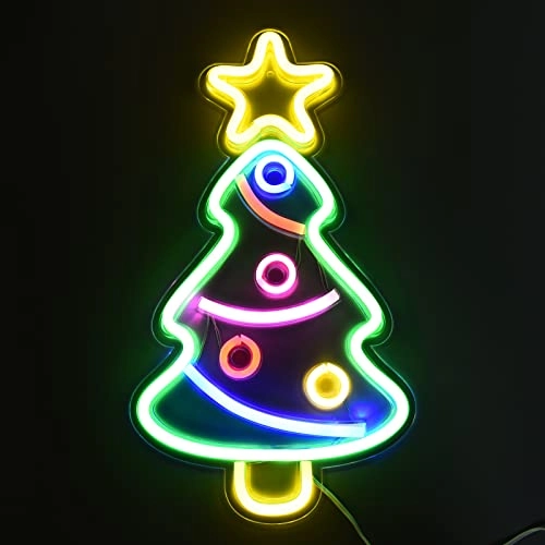 Christmas Trees Neon Light - USB Powered