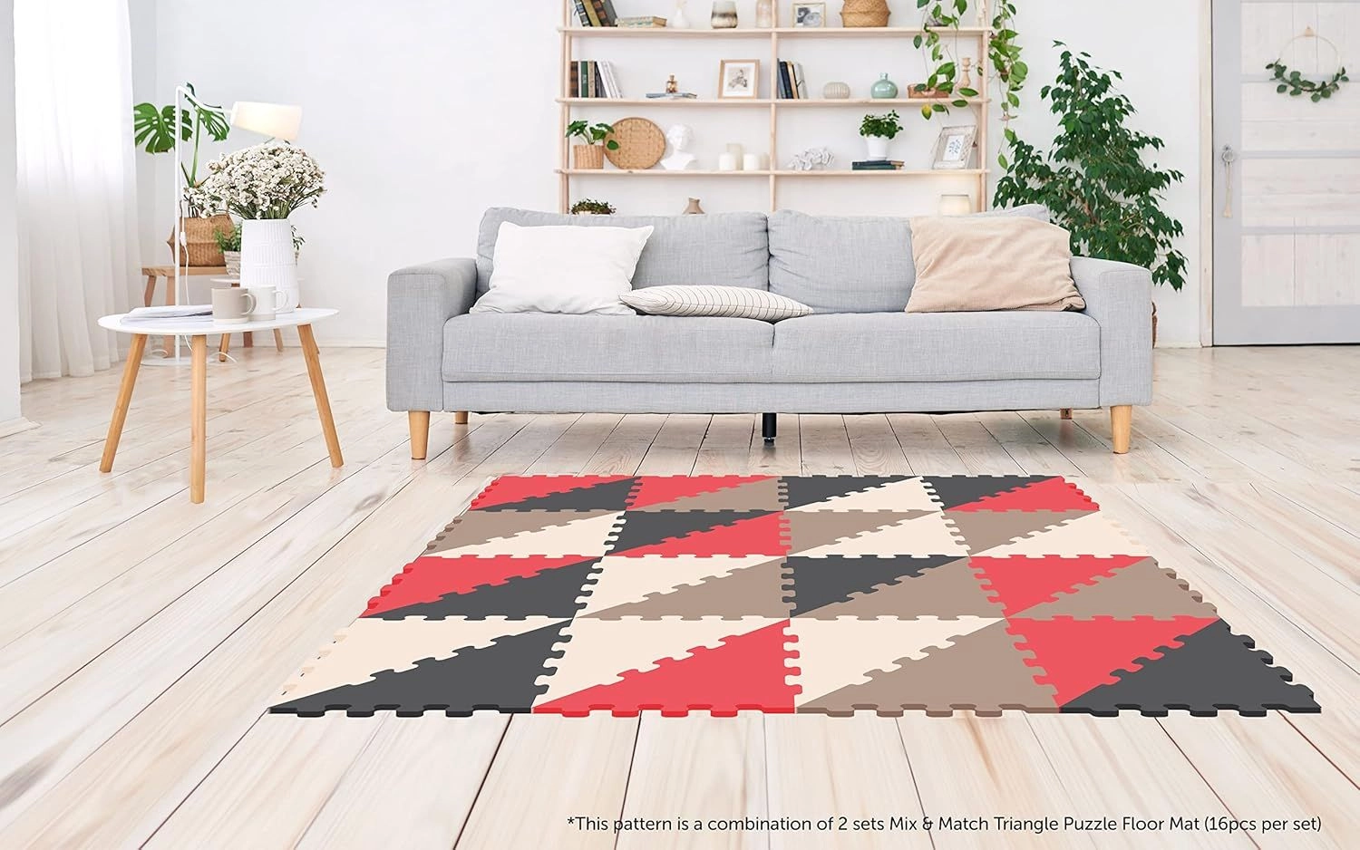 Triangle Puzzle Floor Mat - 10 Months