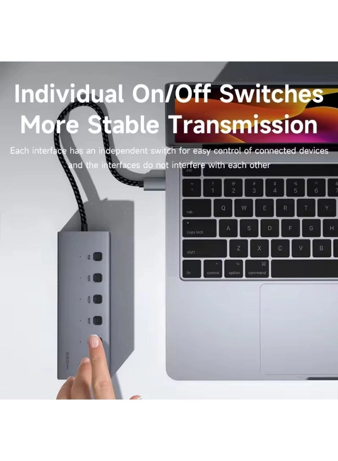 Magnetic USB C Hub - Type-C Android laptop tablet