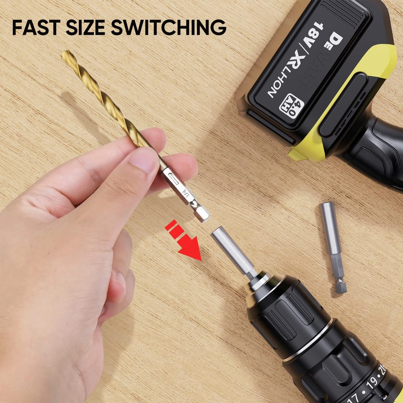 Drill Bit Set - Titanium Coated 30 PCS from 1/16" to 1/2"