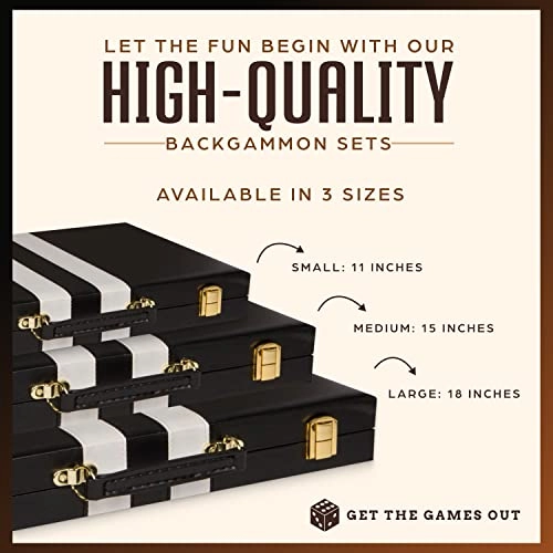 Backgammon Set - Large Black