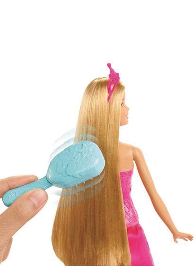 Barbie Dreamtopia Brush N Sparkle Princess Fashion Doll - Plastic Multicolour Ages 3+