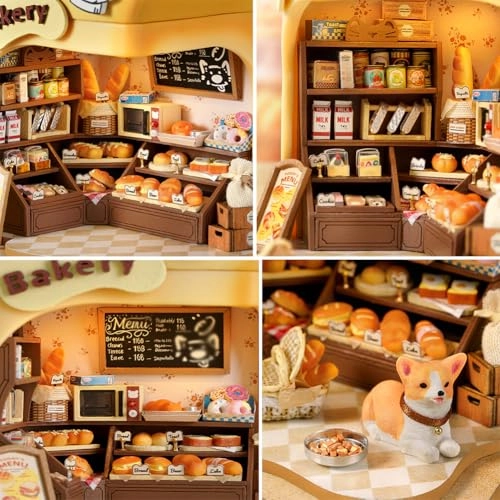 3D Wooden Puzzle Bookshelf Insert - Library of Books 1:24