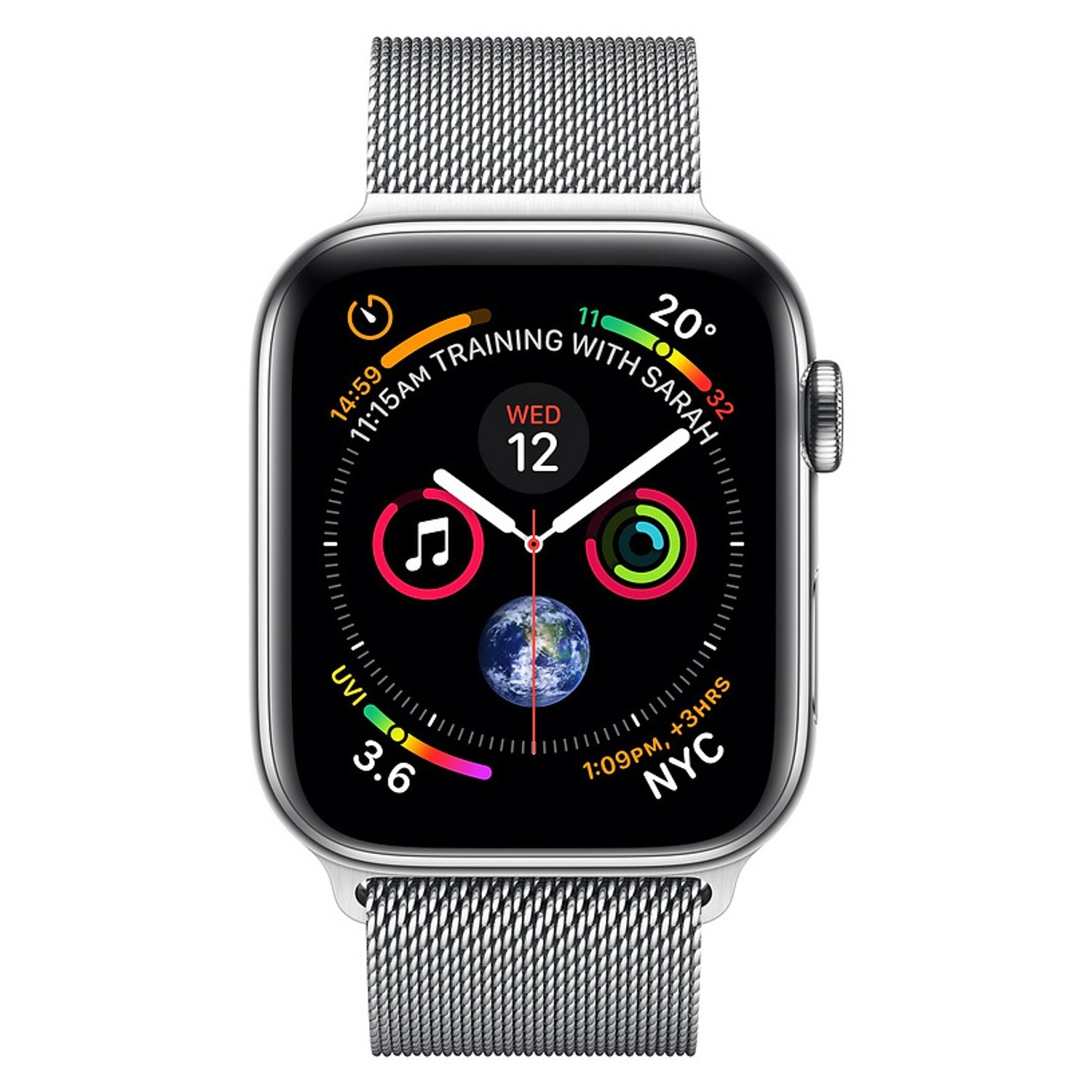 Watch Series 4 44mm Stainless Steel LTE GPS