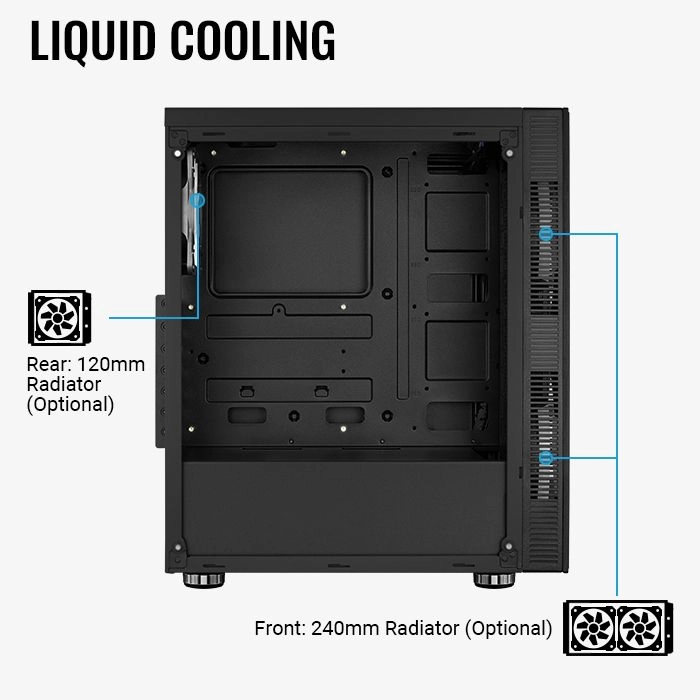 P500C - Side window Mid Tower