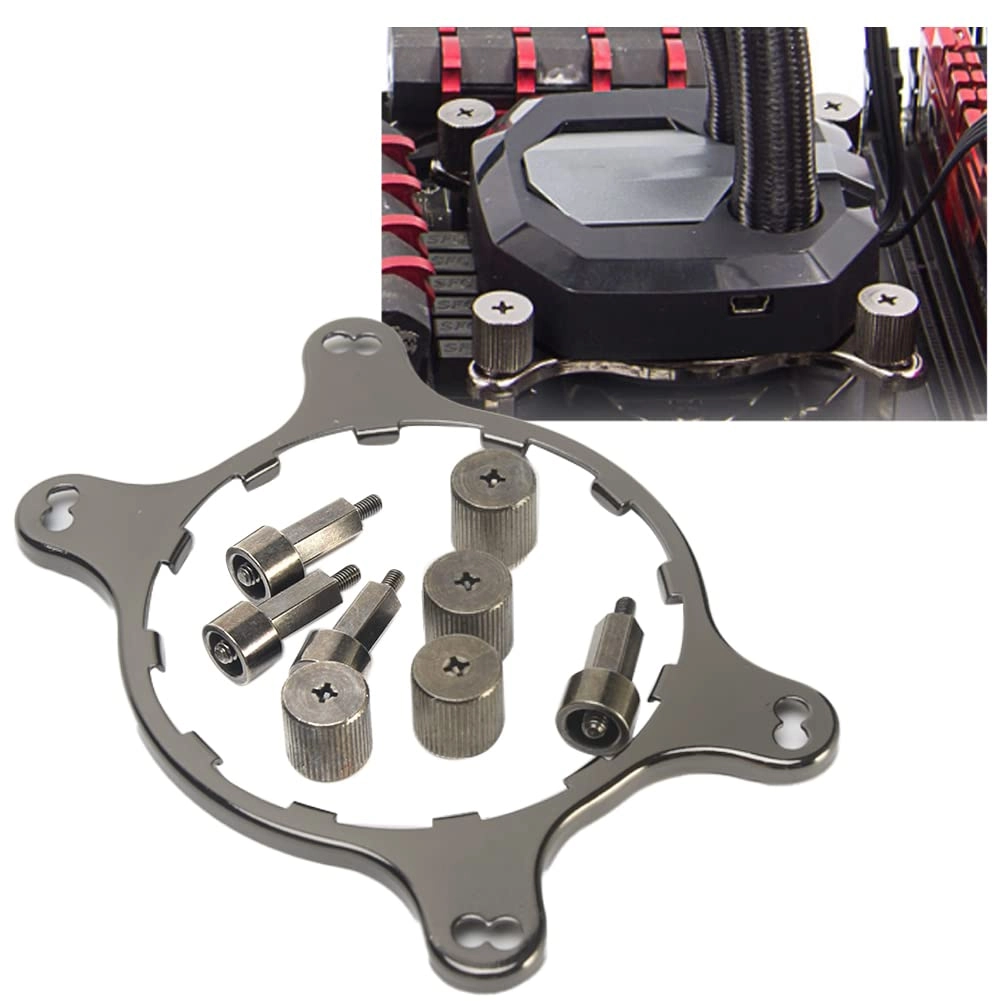 COOL WATER SERIES + CPU COOLING FANS BRACKET + ACCESSORIES KIT + MOUNTING HEATSINK HOLDER BACK PLATE
