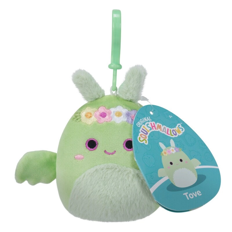 Mothman Tove - 3.5" Clip-On Mint Green Flower Crown