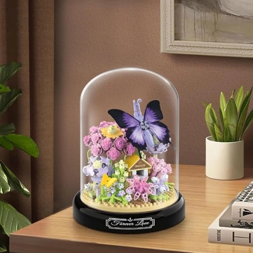 Butterfly Flower Bouquet - Bonsai Collection Dust Cover
