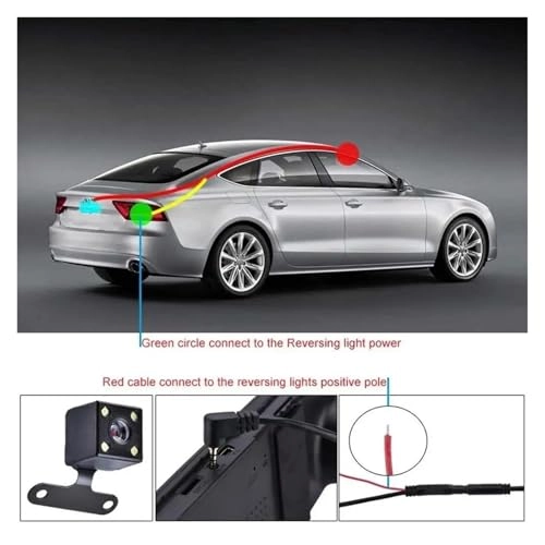 Rear View Parking Camera - Night Vision Wire