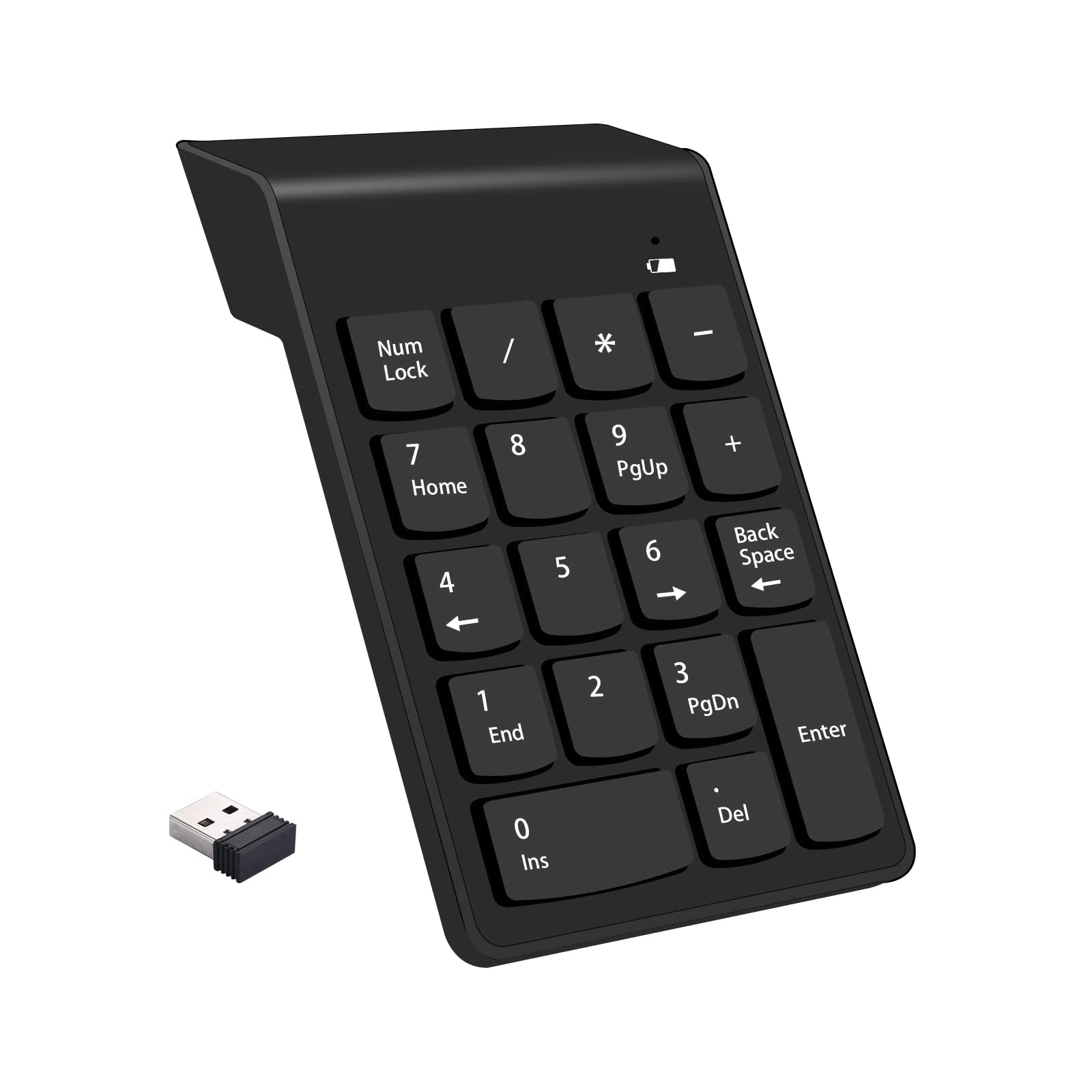SWIUKPHE Numeric Keypad - 2.4 gigahertz Mini USB