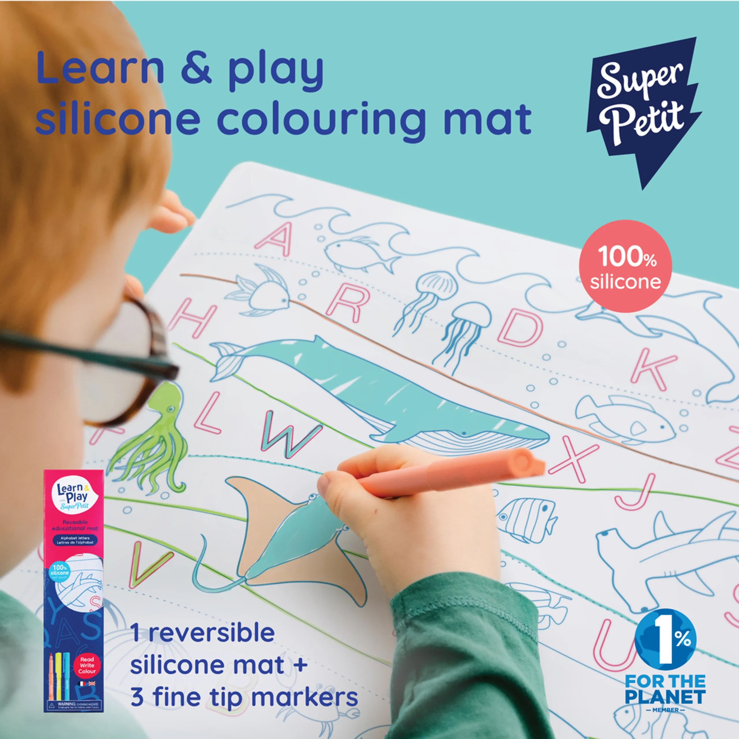 My First World Map Reversible Mats - 3+ years