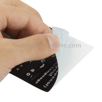 Keyboard Layout Sticker - Spanish