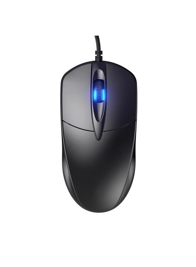Silent USB Mouse - Wired