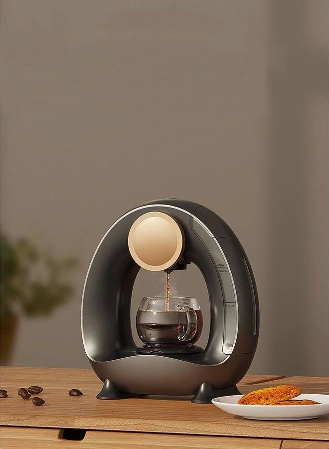 fashionhome Mini Coffee Brewer - Single Serve One-Touch Automatic Brewing
