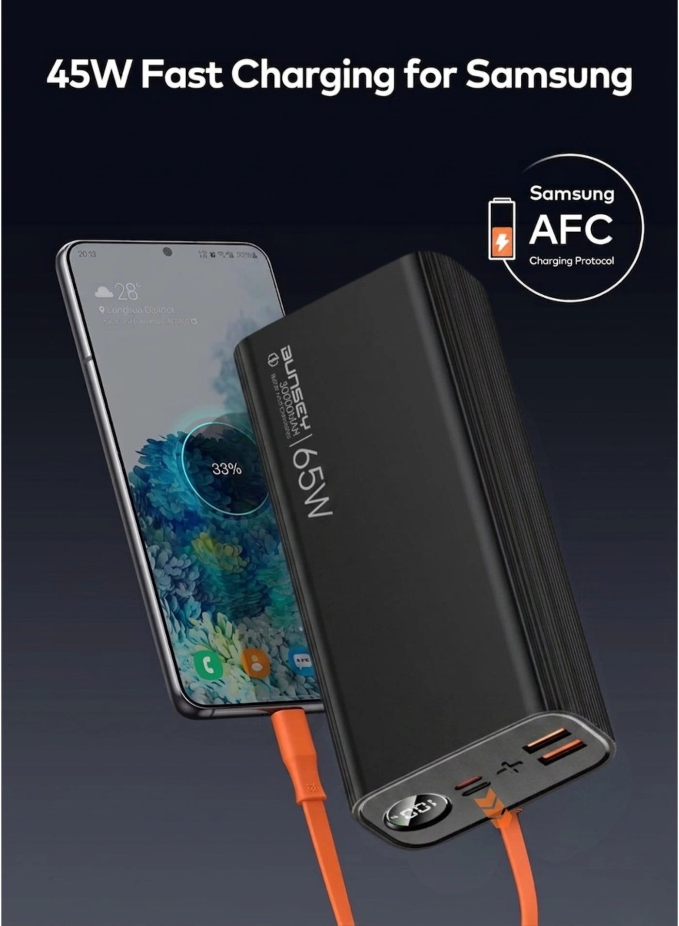 PB09 - 30000mAh 65W Fast Charging
