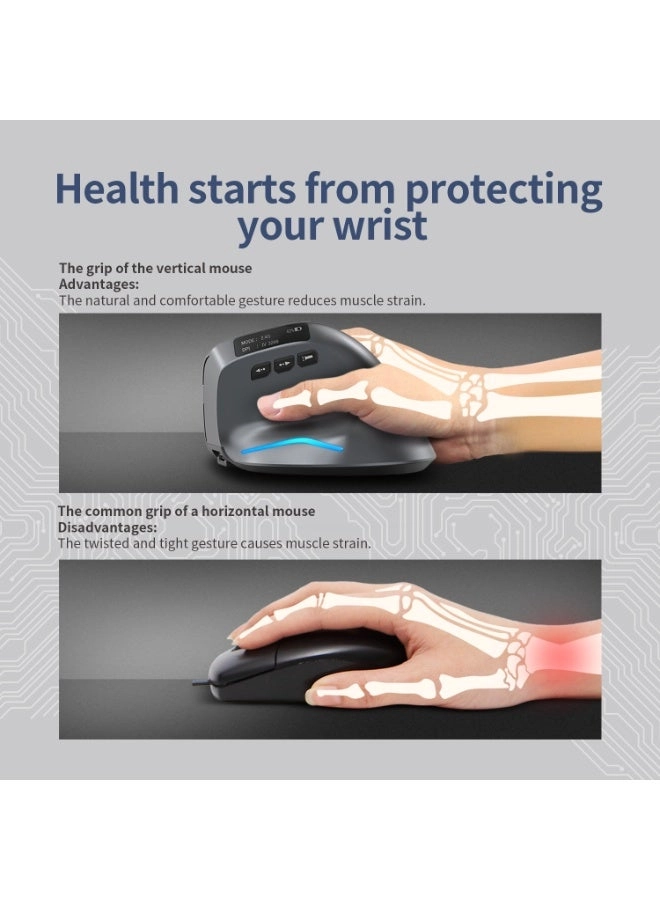 F-26C Ergonomic Vertical Mouse - Wireless