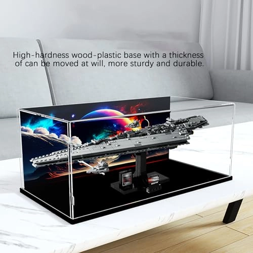 Acrylic Display Case - 75356 Dust-Proof 19x10x11 inch