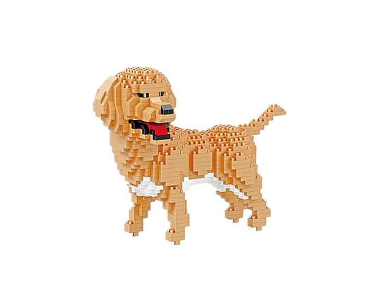 PETS & BLOCKS PETS & BLOCKS Golden Retriever Dog - 824 pcs