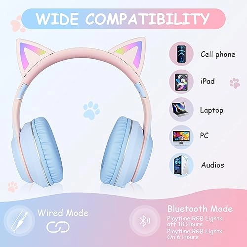 Kids Bluetooth Headphones Wireless Headphone