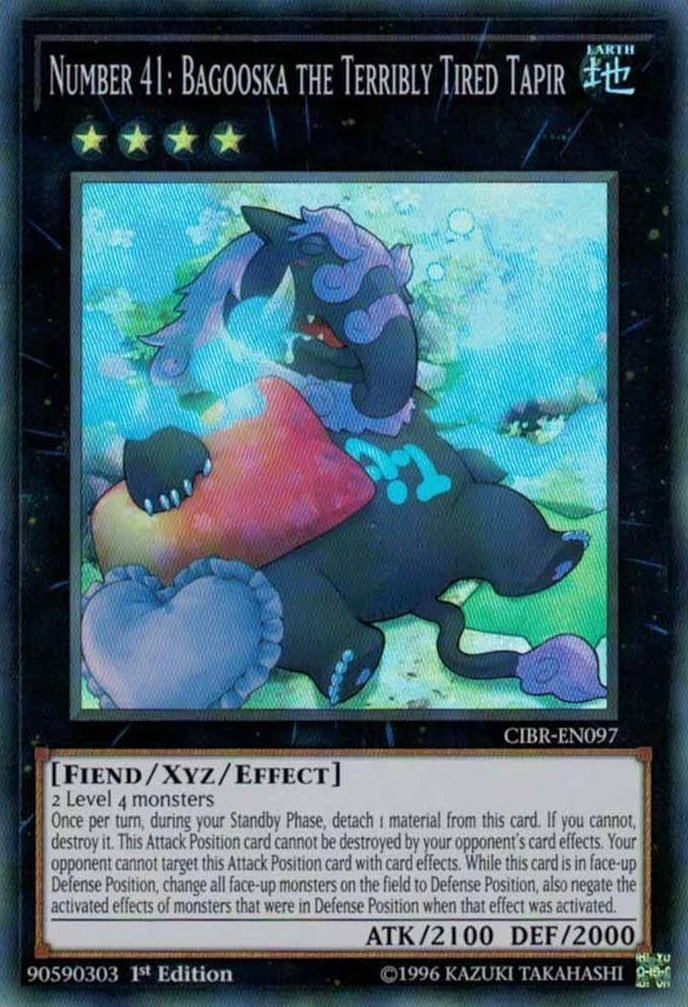 Yu-Gi-Oh! Bagooska the Terribly Tired Tapir - CIBR-EN097
