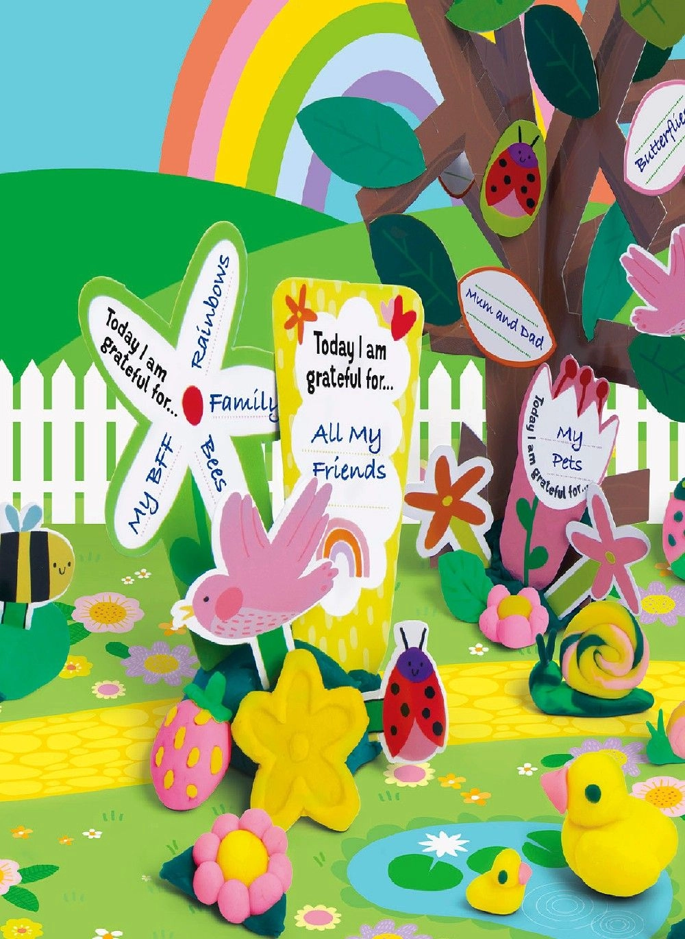 Mindful Me DIY Dough Garden Sensory Craft Kit - 6+ Multi Colour