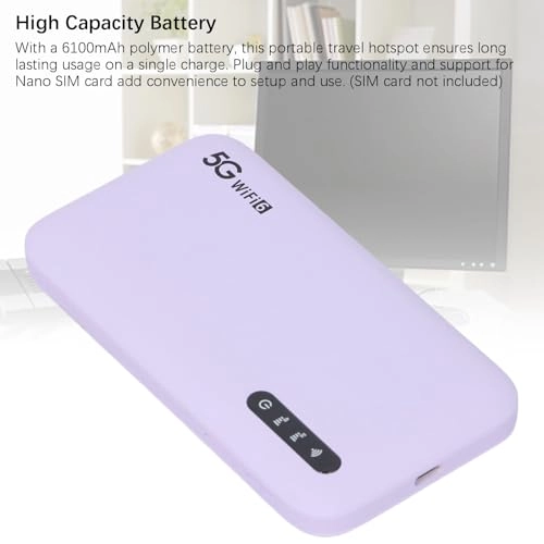 5G Mobile Hotspot - 5G WiFi6 2.77Gbps