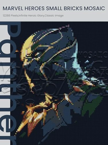 Panther Pixel Art - 12288pcs Superhero