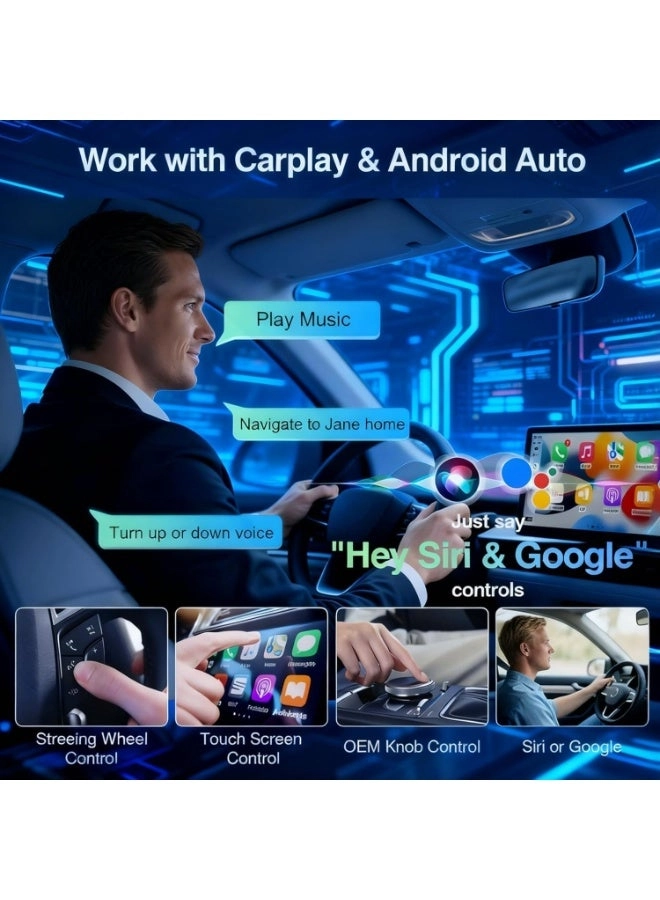 Wireless CarPlay Adapter - Mini USB Plug and Play