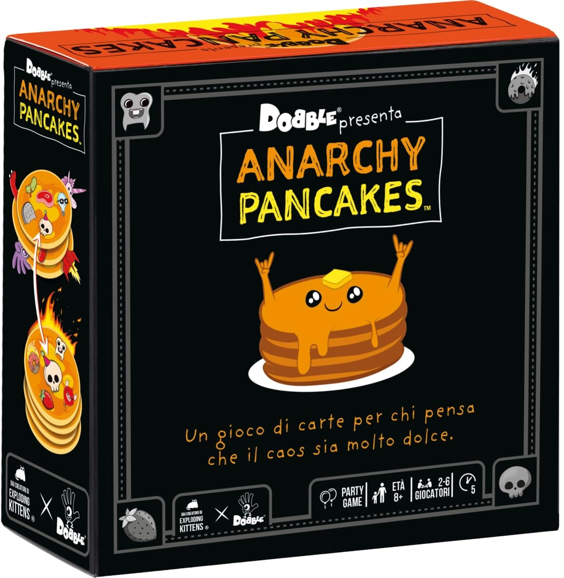 Asmodee Dobble Anarchy Pancakes - Card Game (Italian)