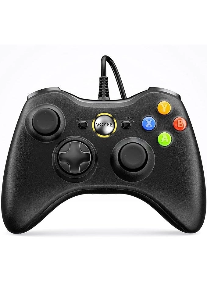 PC Controller - Black Xbox 360 & Slim/PC Windows 10/8/7