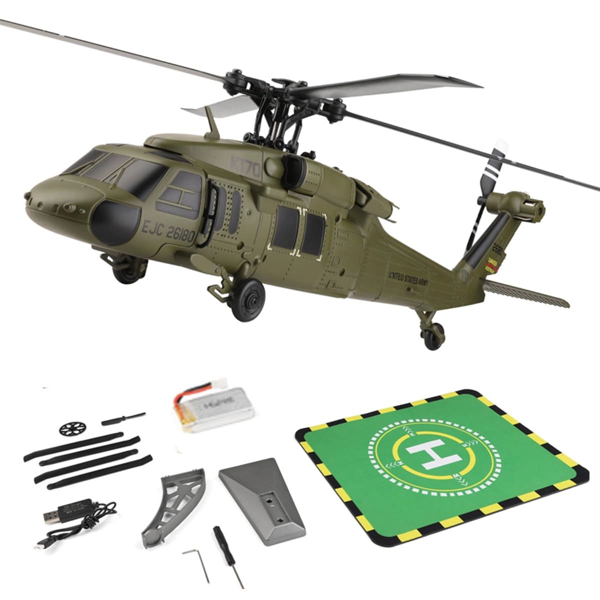 younggdiy K170 - UH-60L 4CH Flybarless