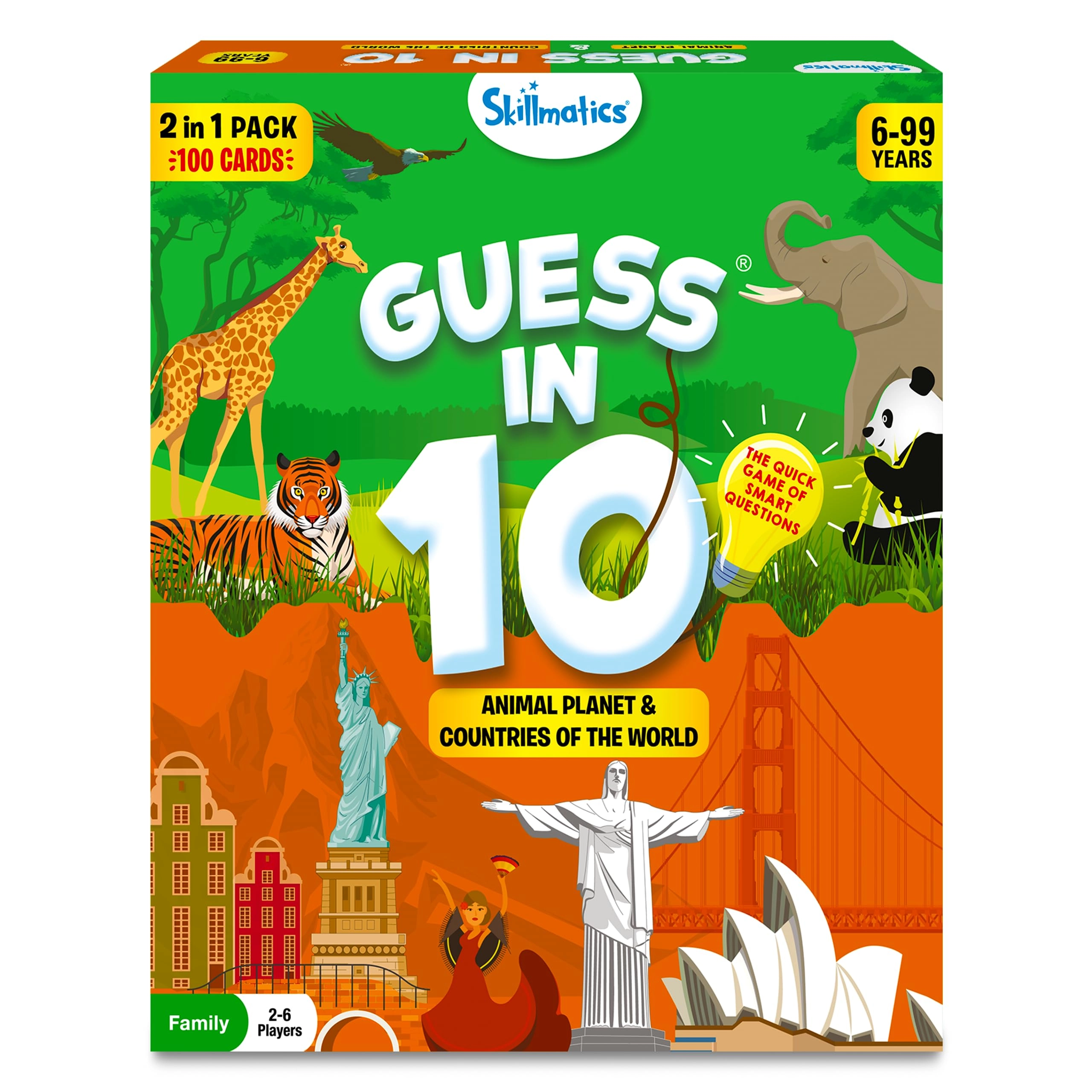 Skillmatics Guess in 10 Animals + Guess in 10 Countries