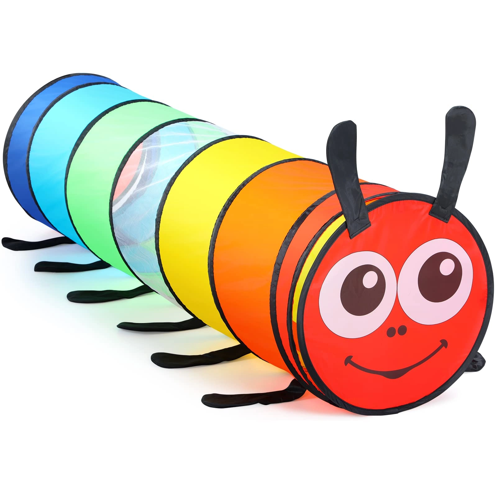 Kids Play Tunnel - Colorful Pop Up Rainbow