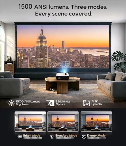 Ultra HD Projector - 1350 ANSI Lumens 1920 x 1080 Pixels