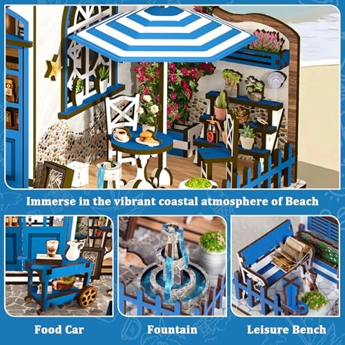 DIY Miniature House Kit - Sun Coffee Shop