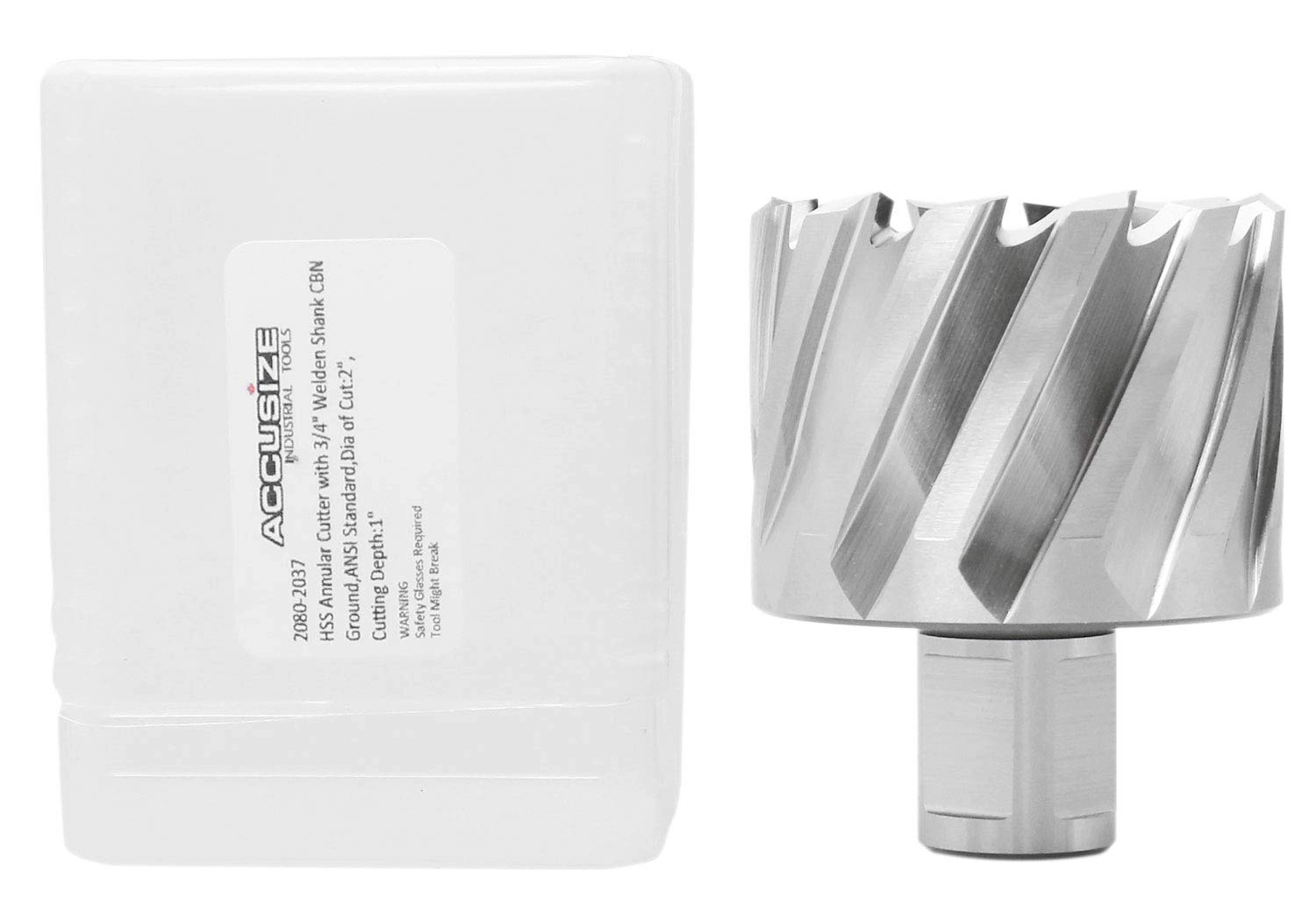 Accusize Co.,Ltd. Hss Annular Cutter - 2'' Steel