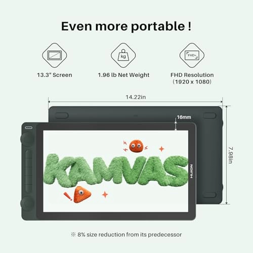 Kamvas 13 (Gen 3) - 16384 Pen Pressure