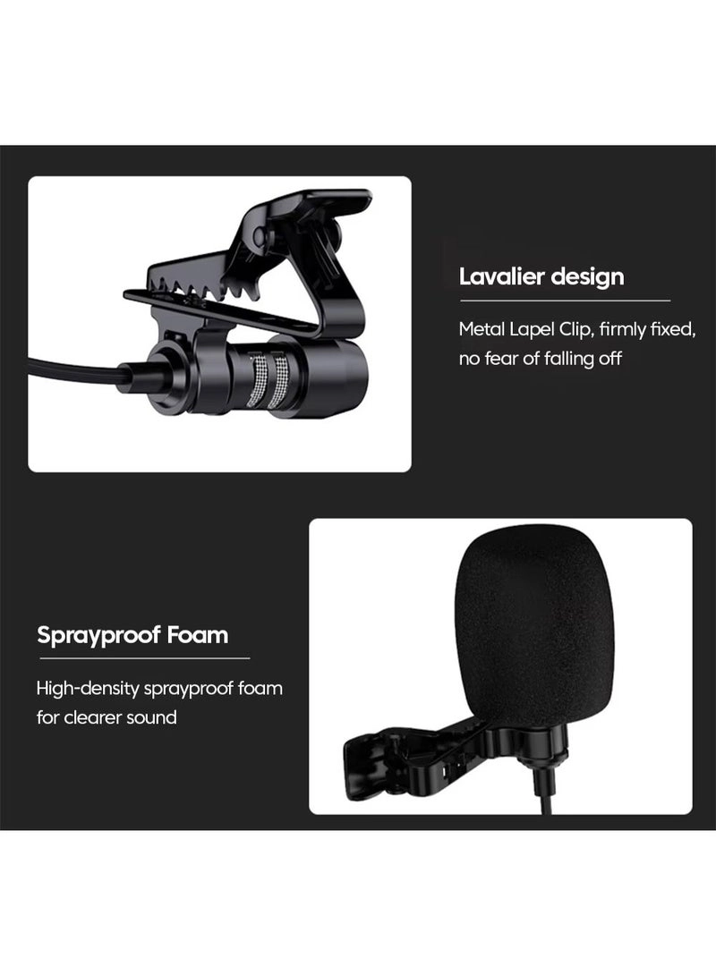 Lavalier / Lapel Microphone - Wired Earphone