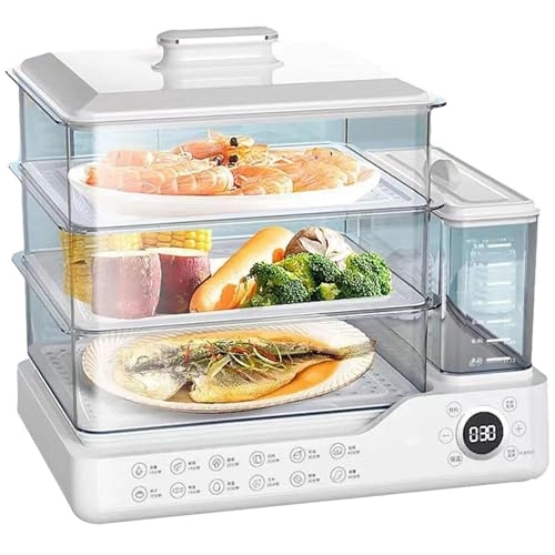 360° Steam Cycle Electric Food Steamer - 26L